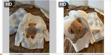 Bộ gấu bông cute – 69252(Chốt hàng: trước 24h ngày 15/12)