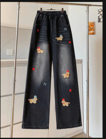 Quần jeans ống rộng cho nữ – 69254 (Chốt hàng: trước 24h ngày 15/12)