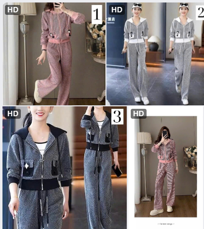 Bộ nỉ thể thao nữ – 69257(Chốt hàng: trước 24h ngày 15/12)