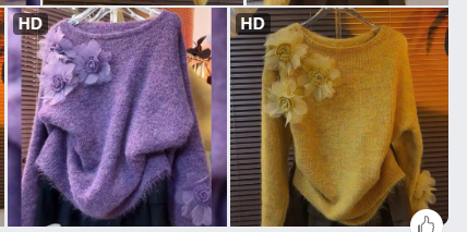 Áo dài tay đính hoa 3D – 69272 (Chốt hàng: trước 24h ngày 15/12)