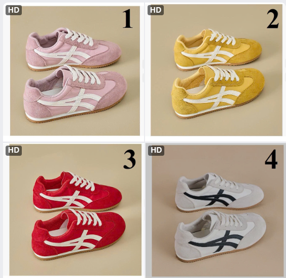 Giầy TT nữ kẻ vạch-69313(Chốt hàng: trước 24h ngày 16/12)