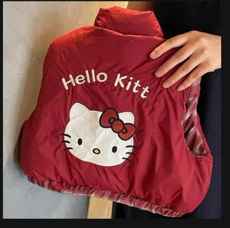 Áo ghile HelloKitty 2 mặt cho BG- 69362(Chốt hàng: trước 24h ngày 18/12)