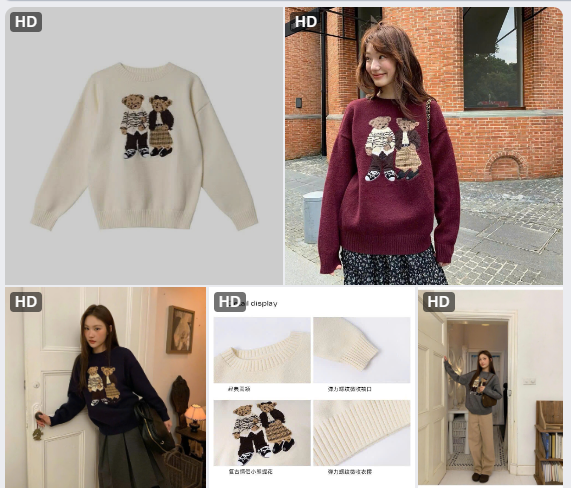 Áo dài tay hình gấu cute – 69367(Chốt hàng: trước 24h ngày 18/12)