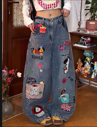 Quần jeans cute nữ – 69376(Chốt hàng: trước 24h ngày 18/12)