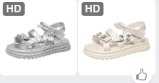 Sandal đính đá cho BG –74838 (Chốt hàng: trước 24h ngày 15/6)