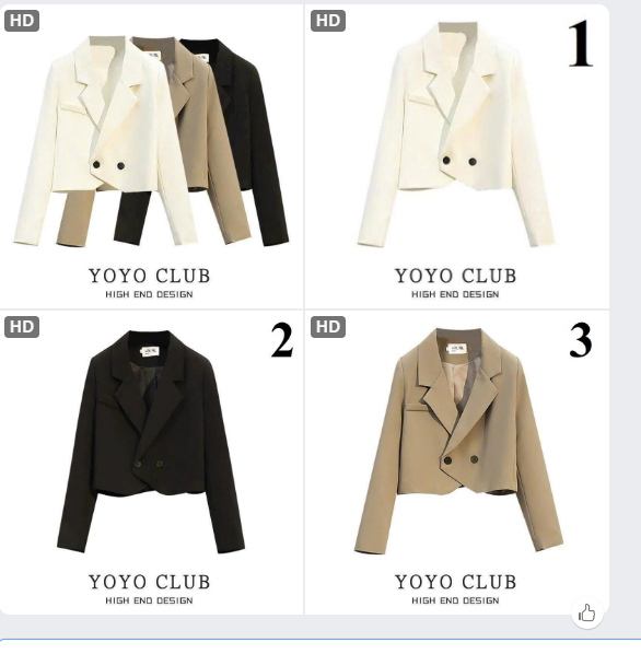 Áo blazer quốc dân Đ5-64353(Chốt hàng: trước 24h ngày 27/7)