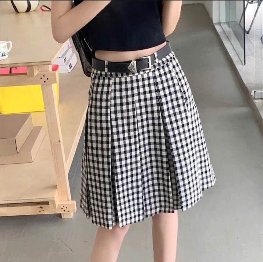 Chân váy kẻ caro Korea – 76513(Chốt hàng: trước 24h ngày 28/7)