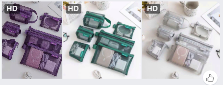 Túi lưới đựng phụ kiện điện tử -76597 (Chốt hàng: trước 24h ngày 30/7)