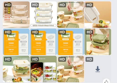 Set hộp thủy tinh bảo quản thức ăn-64885(Chốt hàng: trước 24h ngày 10/8)
