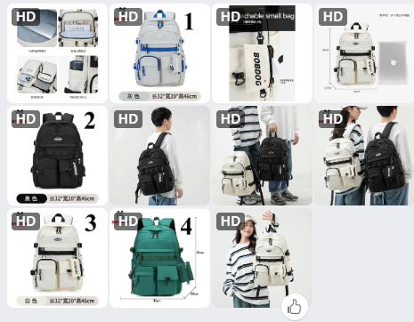 Balo học sinh-sinh viên Bobdog – 64921 (Chốt hàng: trước 24h ngày 11/8)