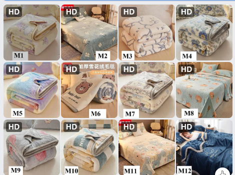 Chăn lông tuyết new -64925(Chốt hàng: trước 24h ngày 11/8)