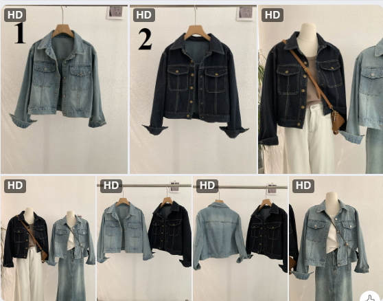 Áo khoác jeans nữ-64927 (Chốt hàng: trước 24h ngày 11/8)