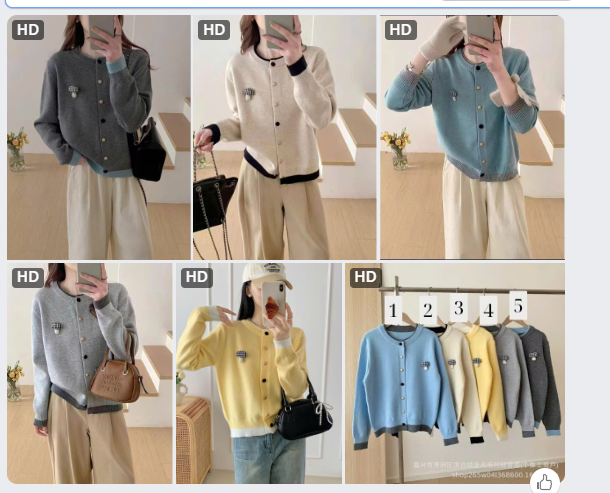 Áo cardigan len – 64934(Chốt hàng: trước 24h ngày 11/8)