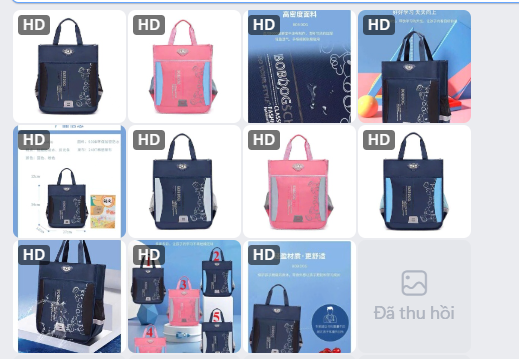 Túi học sinh Bobdog -64939(Chốt hàng: trước 24h ngày 11/8)