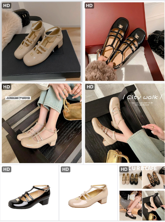 Giày Mary Jane da bò - 64996(Chốt hàng: trước 24h ngày 12/8)