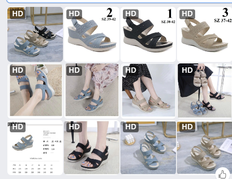 Sandal đế xuồng SIKETU-65007 (Chốt hàng: trước 24h ngày 13/8)