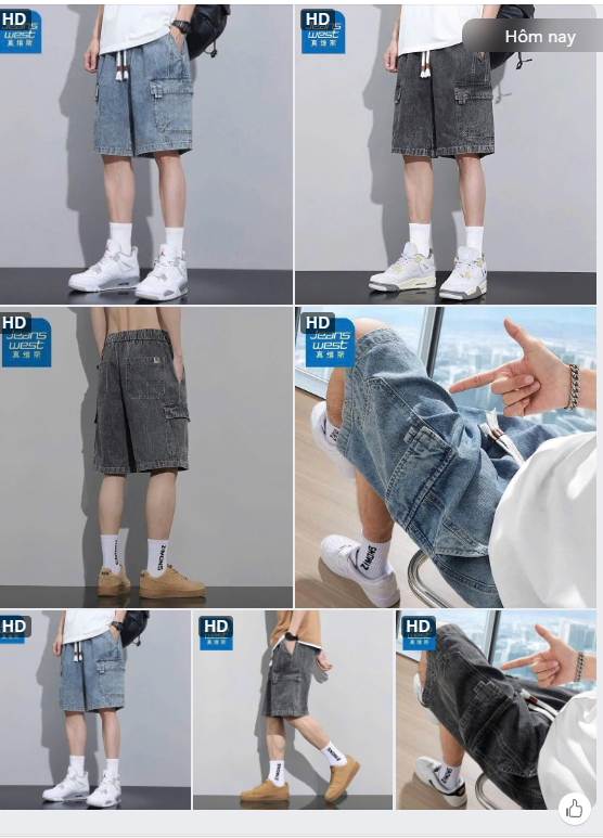 Quần short jeans tui hộp hãng Jeanswest-65032(Chốt hàng: trước 24h ngày 13/8)