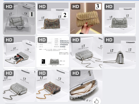 Túi bling bling - 65071(Chốt hàng: trước 24h ngày 14/8)