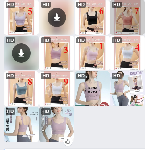 Áo tập bra nâng ngực – 65097(Chốt hàng: trước 24h ngày 15/8)