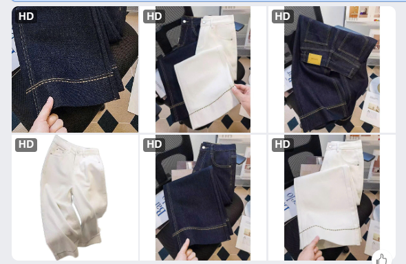 Quần jeans ống suông - 65200 (Chốt hàng: trước 24h ngày 19/8)