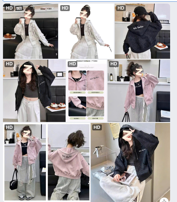 Áo khoác ánh kim cho BG-65260(Chốt hàng: trước 24h ngày 21/8)