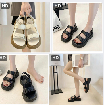 Sandal đế bánh mỳ -65263(Chốt hàng: trước 24h ngày 21/8)