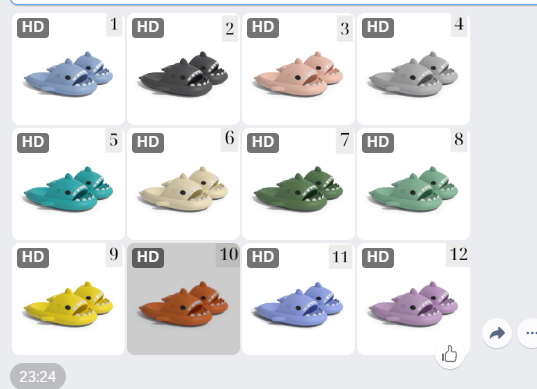 Dép cá mập Chijia – 65267(Chốt hàng: trước 24h ngày 21/8)