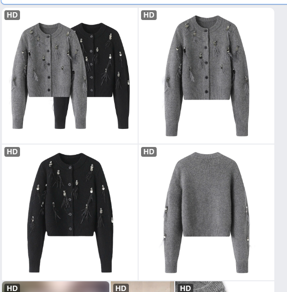 Áo cardigan đính saquin – 65278(Chốt hàng: trước 24h ngày 21/8)