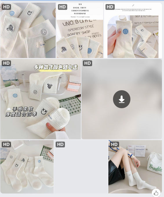Set 10 đôi tất nữ-65282(Chốt hàng: trước 24h ngày 22/8)