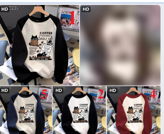 Áo sweatshirt in hình mèo coffee - 65298(Chốt hàng: trước 24h ngày 22/8)