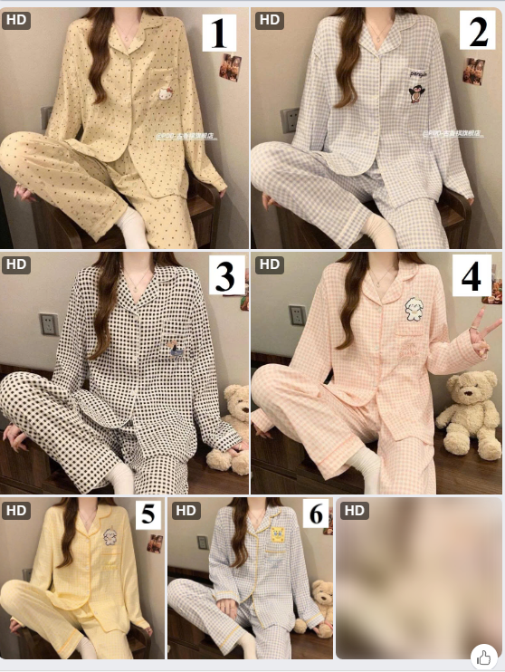 Pijama cute cho nữ- 65319(Chốt hàng: trước 24h ngày 22/8)