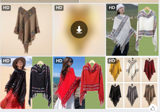 Khăn choàng vintage - 65326(Chốt hàng: trước 24h ngày 23/8)