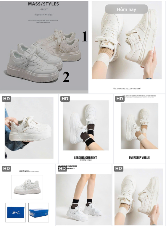 Giầy sneaker hãng Warrior-65346(Chốt hàng: trước 24h ngày 23/8)