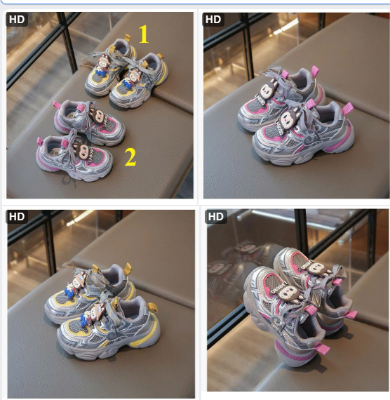 Giầy sneaker cute cho bé - 65371(Chốt hàng: trước 24h ngày 24/8)