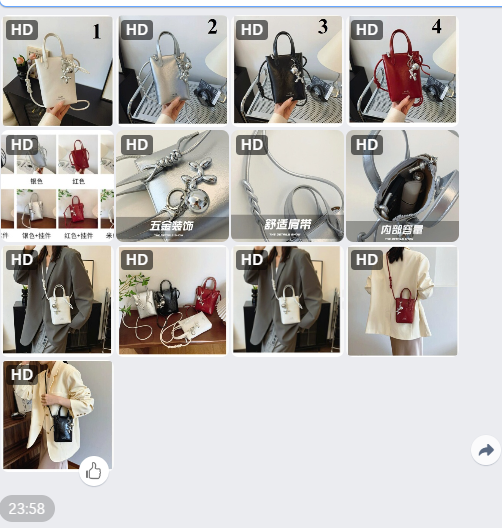 Túi đeo chéo dây tết - 65375(Chốt hàng: trước 24h ngày 24/8)