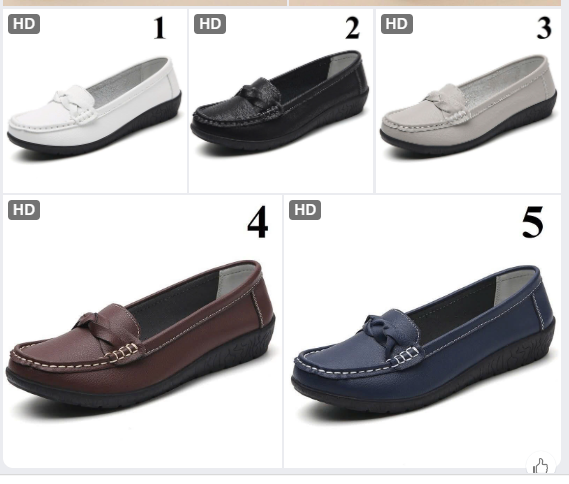 Giầy moca da bò new -65408(Chốt hàng: trước 24h ngày 25/8)