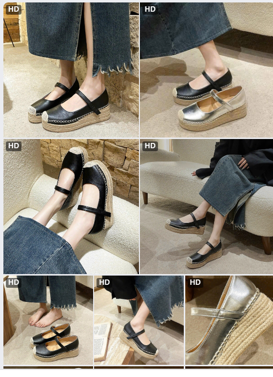 Giầy mary jane đế xuồng đợt 10-65414(Chốt hàng: trước 24h ngày 25/8)
