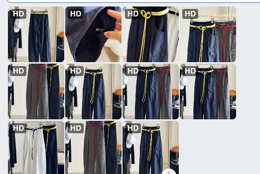 Quần công sở kèm belt – 65421 (Chốt hàng: trước 24h ngày 25/8)