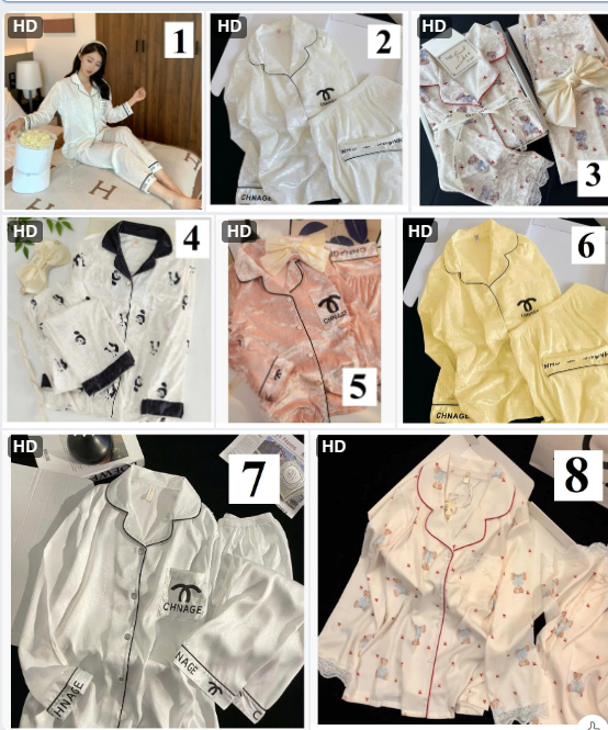 Pijama nữ QCCC-65514(Chốt hàng: trước 24h ngày 27/8)