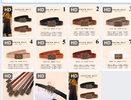 Thắt lưng Korea- 65765(Chốt hàng: trước 24h ngày 03/9)