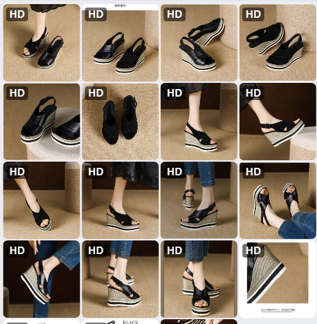 Sandal đế xuồng quai chéo-65767(Chốt hàng: trước 24h ngày 03/9)