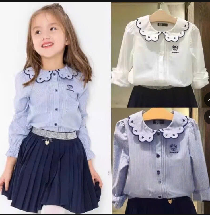 Set áo sơ mi chân váy Korea BG–77667(Chốt hàng: trước 24h ngày 1/9)