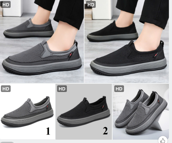 Giầy slipon nam thoáng khí-54741 (Chốt hàng: trước 24h ngày 16/11)