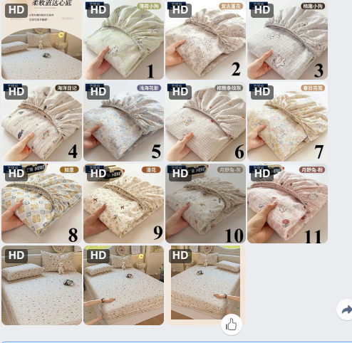 Set ga gối - 71027 (Chốt hàng: trước 24h ngày 03/3)