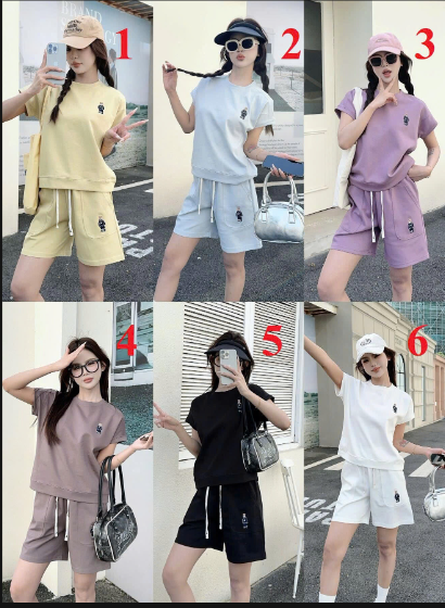 Bộ đồ thêu gấu -71034 (Chốt hàng: trước 24h ngày 03/3)