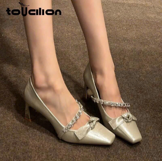 Giầy mũi vuông phong cách Pháp – 71039(Chốt hàng: trước 24h ngày 03/3)