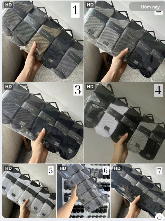 Tất nam cổ cao vừa – 71056(Chốt hàng: trước 24h ngày 04/3)