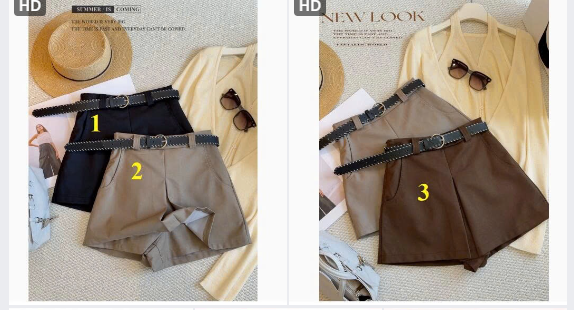 Quần short thiết kế cho nữ-71074(Chốt hàng: trước 24h ngày 05/3)