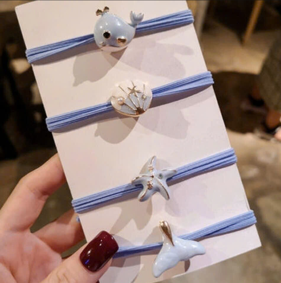 Set dây buộc tóc cá voi cute – 71079(Chốt hàng: trước 24h ngày 05/3)