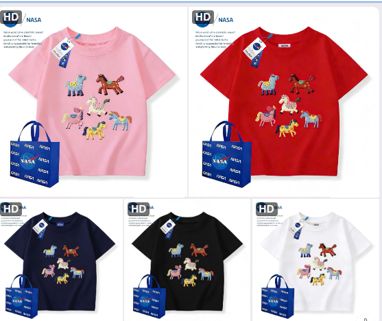 Áo thun NASA hoạt hình cho bé –71099(Chốt hàng: trước 24h ngày 05/3)